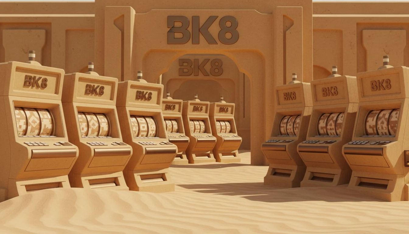 BK8 casino app interface on a mobile phone